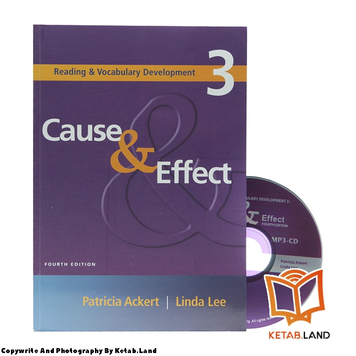 قیمت و خرید کتاب Cause and Effect 4th از کتاب لند - تصویر اصلی - تصویر جلد روی کتاب به همراه DVD