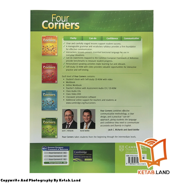قیمت و خرید کتاب Four Corners 4 از کتاب لند - تصویر سوم - تصویر جلد پشت کتاب