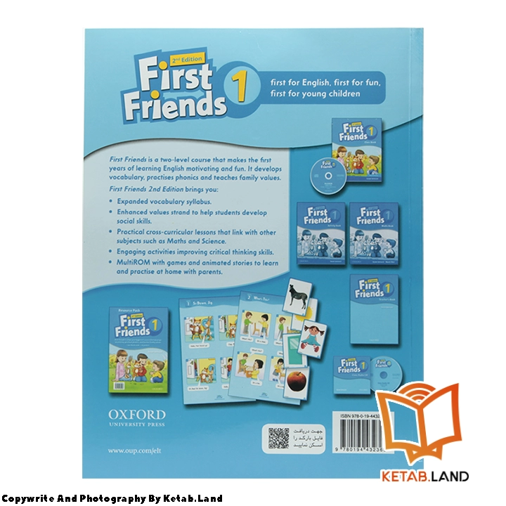 قیمت و خرید کتاب British First Friends 1 2nd از کتاب لند - تصویر سوم - تصویر جلد پشت کتاب