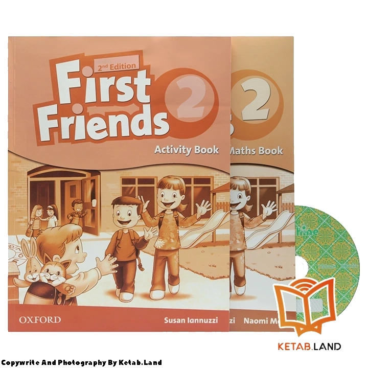 قیمت و خرید کتاب British First Friends 2 2nd از کتاب لند - تصویر چهارم - تصویر متعلقات همراه کتاب - کتاب کار، مت بوک و DVD
