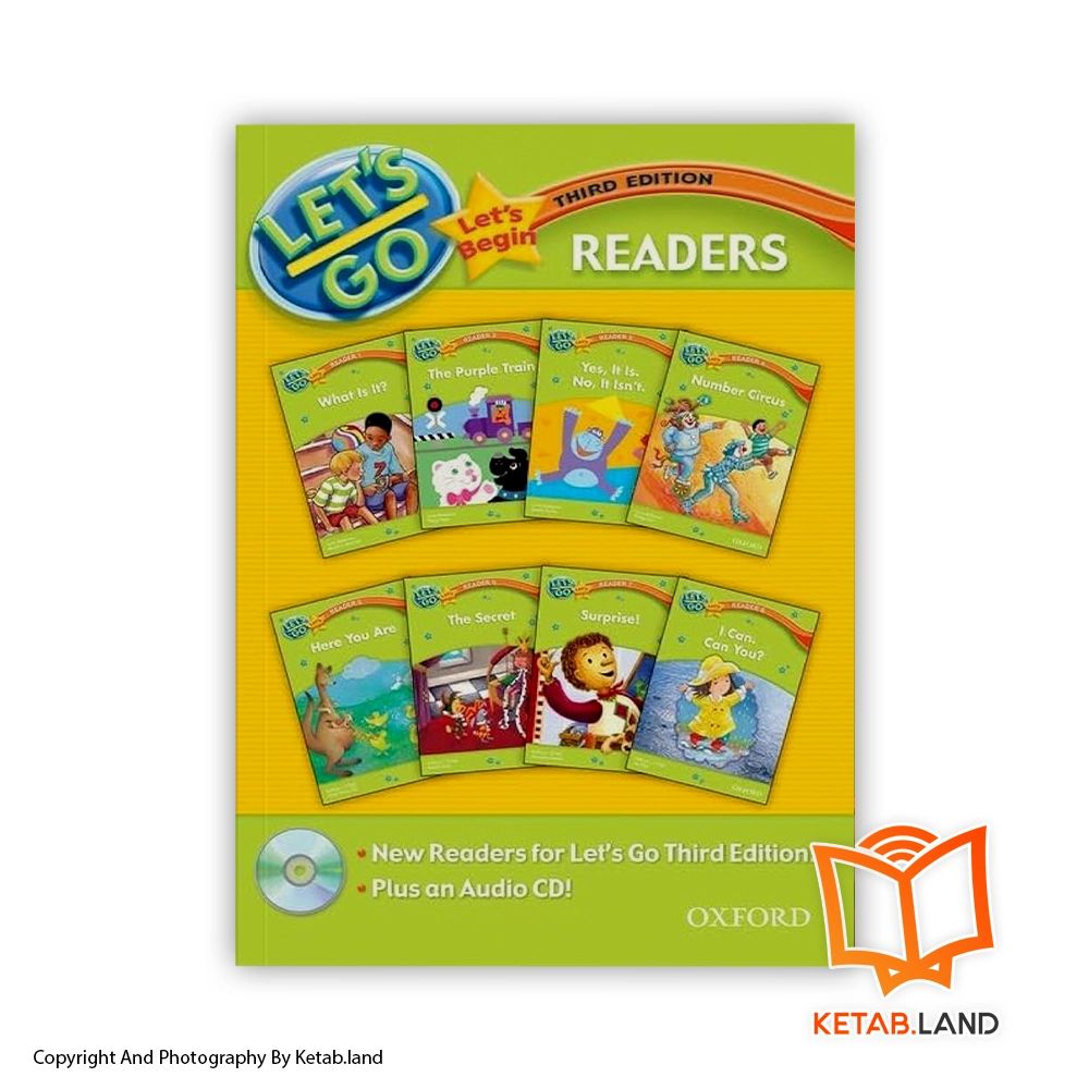 خرید پک 8 جلدی کتاب Let’s Go Readers Begin از کتاب لند - تصویر اصلی - تصوير اول - تصویر جلد روی کتاب - جلد شومیز