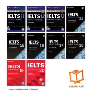 قیمت و خرید پک کمبریج آیلتس 11 تا 20 جنرال از کتاب لند - تصویر اصلی - تصویر اول - تصویر جلد روی کتاب
