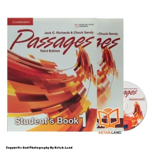 قیمت و خرید کتاب Passages 1 3rd از کتاب لند - تصویر اصلی - تصویر اول - تصویر جلد روی کتاب به همراه کتاب کار و DVD