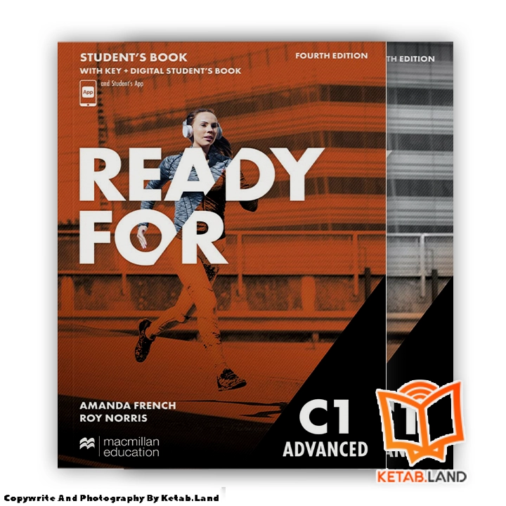 قیمت و خرید کتاب Ready for C1 Advanced 4th از کتاب لند - تصویر اصلی - تصویر اول - تصویر جلد روی کتاب به همراه کتاب کار