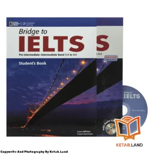 قیمت و خرید کتاب Bridge To IELTS از کتاب لند - تصویر اصلی - تصویر اول - تصویر جلد روی کتاب به همراه کتاب کار و DVD