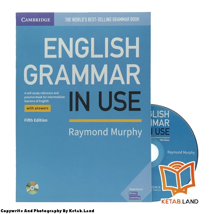 قیمت و خرید کتاب English Grammar in Use 5th از کتاب لند - تصویر اصلی - تصویر جلد روی کتاب به همراه DVD
