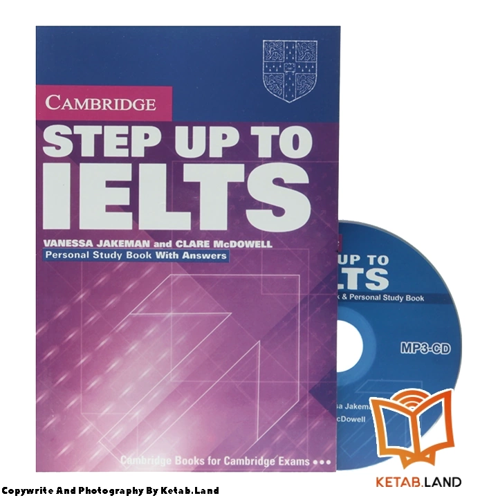 قیمت و خرید کتاب Step up to IELTS از کتاب لند - تصویر چهارم - تصویر متعلقات همراه کتاب - کتاب کار و DVD
