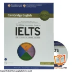 قیمت و خرید کتاب The Official Cambridge Guide to IELTS از کتاب لند - تصویر اصلی - تصویر اول - تصویر جلد روی کتاب به همراه DVD