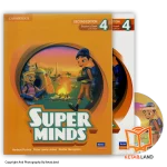 قیمت و خرید کتاب Super Minds 4 2nd از کتاب لند - تصویر اصلی - تصویر اول - تصویر جلد روی کتاب به همراه کتاب کار و DVD