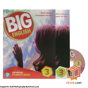 قیمت و خرید کتاب Big English 3 2nd از کتاب لند - تصویر اصلی - تصویر اول - تصویر جلد روی کتاب به همراه کتاب کار و DVD