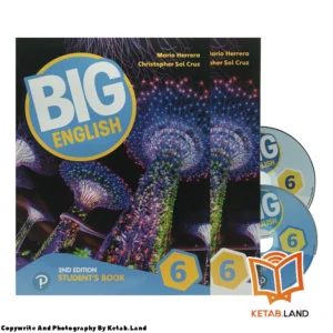قیمت و خرید کتاب Big English 6 2nd از کتاب لند - تصویر اصلی - تصویر اول - تصویر جلد روی کتاب به همراه کتاب کار و DVD