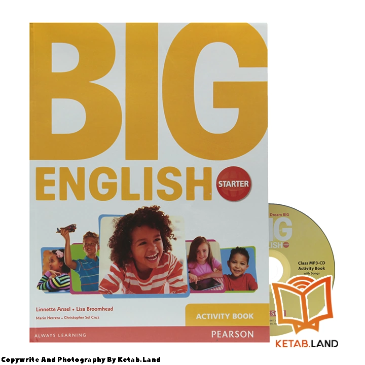 قیمت و خرید کتاب Big English Starter 2nd از کتاب لند - تصویر چهارم - تصویر متعلقات همراه کتاب - کتاب کار و DVD