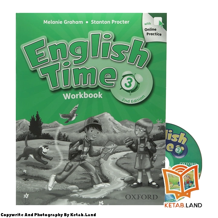 قیمت و خرید کتاب English Time 3 2nd از کتاب لند - تصویر چهارم - تصویر متعلقات همراه کتاب - کتاب کار و DVD