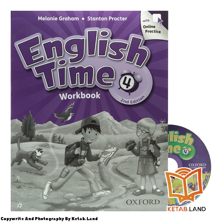قیمت و خرید کتاب English Time 4 2nd از کتاب لند - تصویر چهارم - تصویر متعلقات همراه کتاب - کتاب کار و DVD
