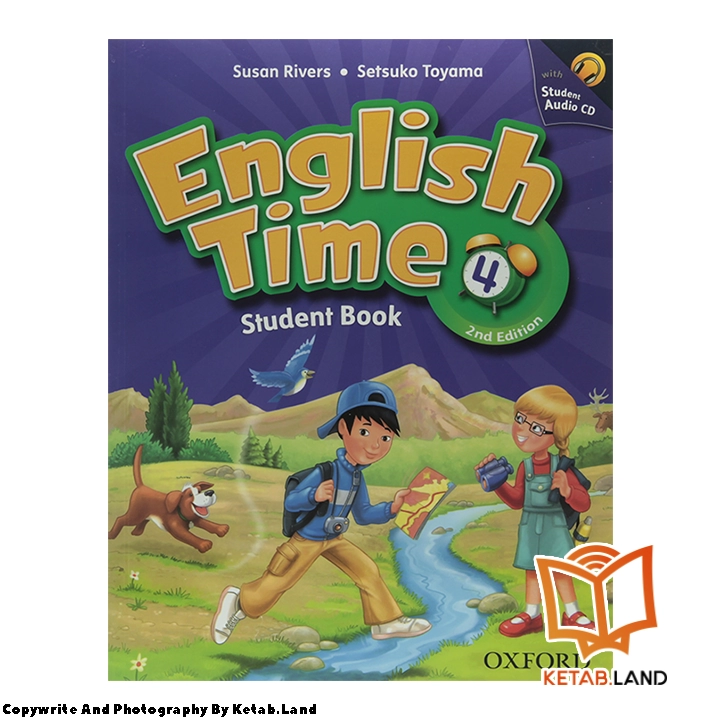 قیمت و خرید کتاب English Time 4 2nd از کتاب لند - تصویر دوم - تصویر جلد روی کتاب