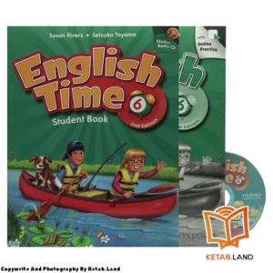 قیمت و خرید کتاب English Time 6 2nd از کتاب لند - تصویر اصلی - تصویر اول - تصویر جلد روی کتاب به همراه کتاب کار و DVD