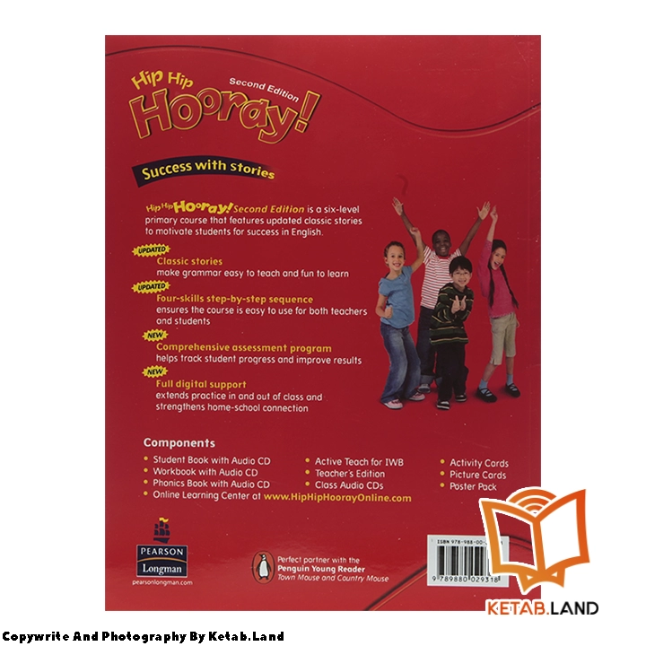 قیمت و خرید کتاب Hip Hip Hooray 1 2nd از کتاب لند - تصویر سوم - تصویر جلد پشت کتاب