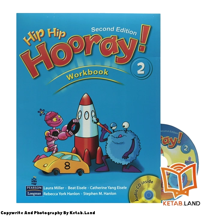 قیمت و خرید کتاب Hip Hip Hooray 2 2nd از کتاب لند - تصویر چهارم - تصویر متعلقات همراه کتاب - کتاب کار و DVD