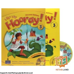 قیمت و خرید کتاب Hip Hip Hooray 3 2nd از کتاب لند - تصویر اصلی - تصویر اول - تصویر جلد روی کتاب به همراه کتاب کار و DVD