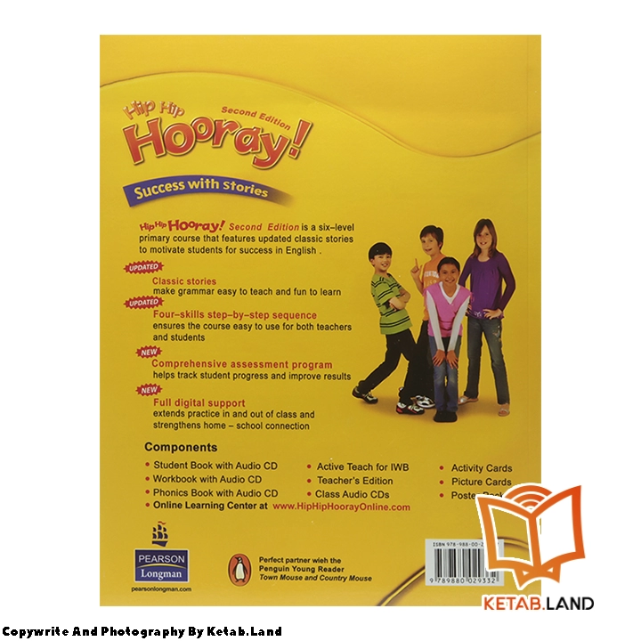 قیمت و خرید کتاب Hip Hip Hooray 3 2nd از کتاب لند - تصویر سوم - تصویر جلد پشت کتاب