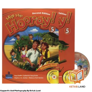 قیمت و خرید کتاب Hip Hip Hooray 5 2nd از کتاب لند - تصویر اصلی - تصویر اول - تصویر جلد روی کتاب به همراه کتاب کار و DVD