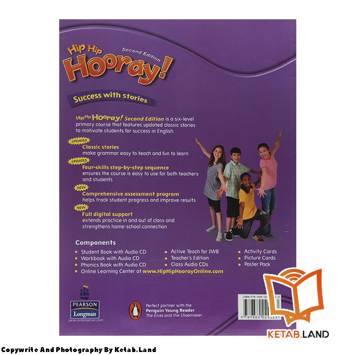 قیمت و خرید کتاب Hip Hip Hooray 6 2nd از کتاب لند - تصویر سوم - تصویر جلد پشت کتاب