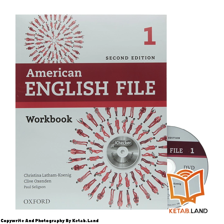 قیمت و خرید کتاب American English File 1 2nd از کتاب لند - تصویر چهارم - تصویر متعلقات همراه کتاب - کتاب کار و DVD