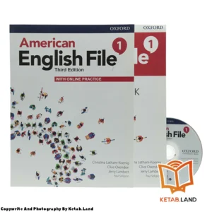 قیمت و خرید کتاب American English File 1 3rd از کتاب لند - تصویر اصلی - تصویر اول - تصویر جلد روی کتاب به همراه کتاب کار و DVD