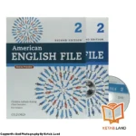قیمت و خرید کتاب American English File 2 2nd از کتاب لند - تصویر اصلی - تصویر اول - تصویر جلد روی کتاب به همراه کتاب کار و DVD