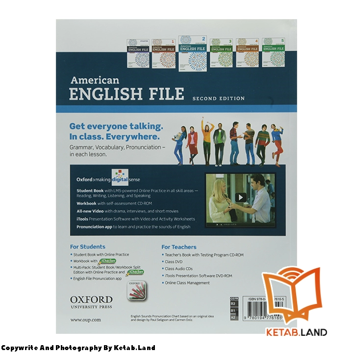 قیمت و خرید کتاب American English File 2 2nd از کتاب لند - تصویر سوم - تصویر جلد پشت کتاب