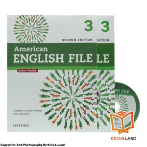 قیمت و خرید کتاب American English File 3 2nd از کتاب لند - تصویر اصلی - تصویر اول - تصویر جلد روی کتاب به همراه کتاب کار و DVD