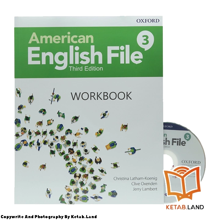 قیمت و خرید کتاب American English File 3 3rd از کتاب لند - تصویر چهارم - تصویر متعلقات همراه کتاب - کتاب کار و DVD
