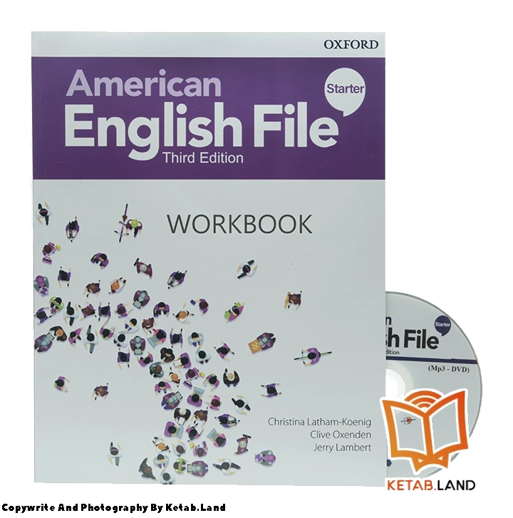 قیمت و خرید کتاب American English File Starter 3rd از کتاب لند - تصویر چهارم - تصویر متعلقات همراه کتاب - کتاب کار و DVD