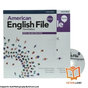 قیمت و خرید کتاب American English File Starter 3rd از کتاب لند - تصویر اصلی - تصویر اول - تصویر جلد روی کتاب به همراه کتاب کار و DVD