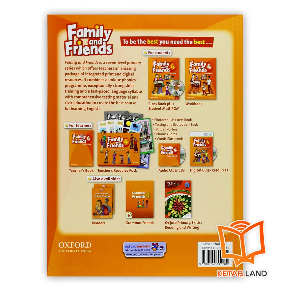 قیمت کتاب امریکن فمیلی اند فرندز 4