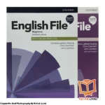قیمت و خرید کتاب Beginner English File 4th از کتاب لند - تصویر اصلی - تصویر اول - تصویر جلد روی کتاب به همراه کتاب کار و DVD