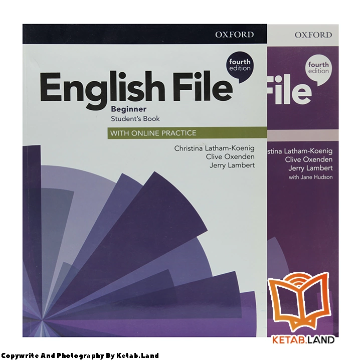 قیمت و خرید کتاب Beginner English File 4th از کتاب لند - تصویر اصلی - تصویر اول - تصویر جلد روی کتاب به همراه کتاب کار و DVD