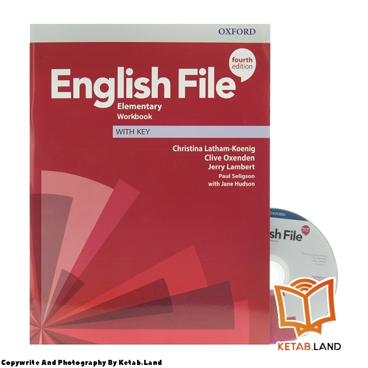 قیمت و خرید کتاب Elementary English File 4th از کتاب لند - تصویر چهارم - تصویر متعلقات همراه کتاب - کتاب کار و DVD