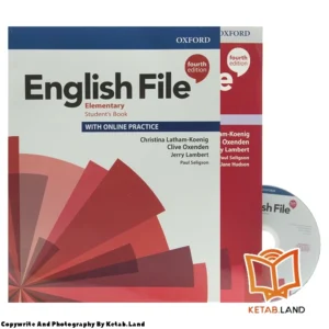 قیمت و خرید کتاب Elementary English File 4th از کتاب لند - تصویر اصلی - تصویر اول - تصویر جلد روی کتاب به همراه کتاب کار و DVD