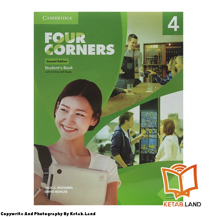قیمت و خرید کتاب Four Corners 4 2nd از کتاب لند - تصویر دوم - تصویر جلد روی کتاب