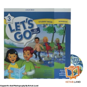 قیمت و خرید کتاب Let’s Go 3 5th از کتاب لند - تصویر اصلی - تصویر اول - تصویر جلد روی کتاب به همراه کتاب کار و DVD