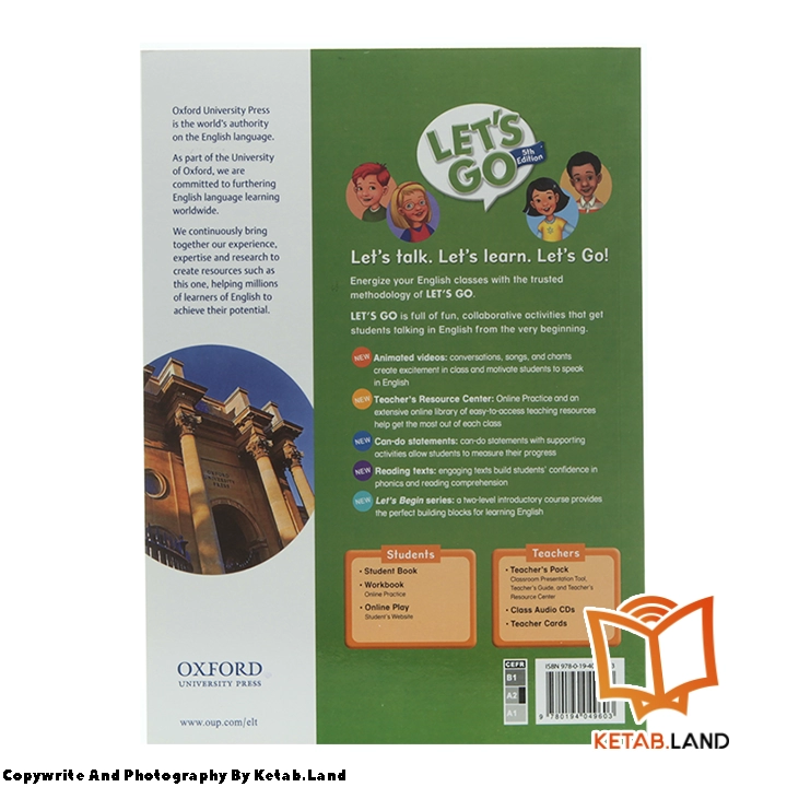 قیمت و خرید کتاب Let’s Go 4 5th از کتاب لند - تصویر سوم - تصویر جلد پشت کتاب