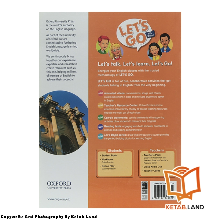 قیمت و خرید کتاب Let’s Go 5 5th از کتاب لند - تصویر سوم - تصویر جلد پشت کتاب