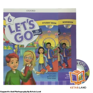 قیمت و خرید کتاب Let’s Go 6 5th از کتاب لند - تصویر اصلی - تصویر اول - تصویر جلد روی کتاب به همراه کتاب کار و DVD