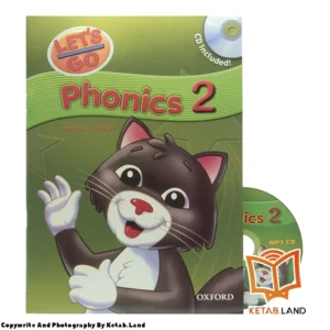 Let’s Go Phonics 2 Book - Main Image - First Image - Front Image with DVD of Book