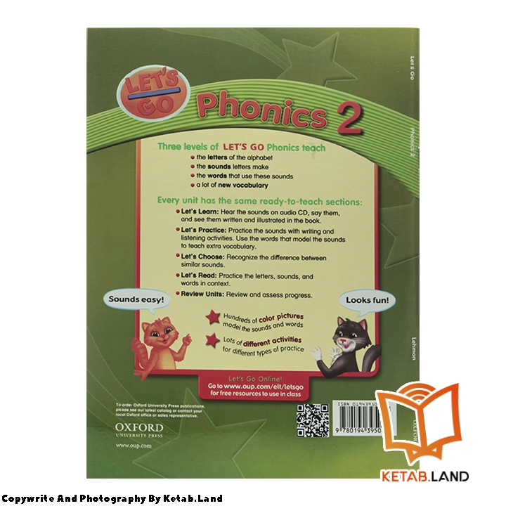 Let’s Go Phonics 2 Book - Third Image - Back Image of Book
