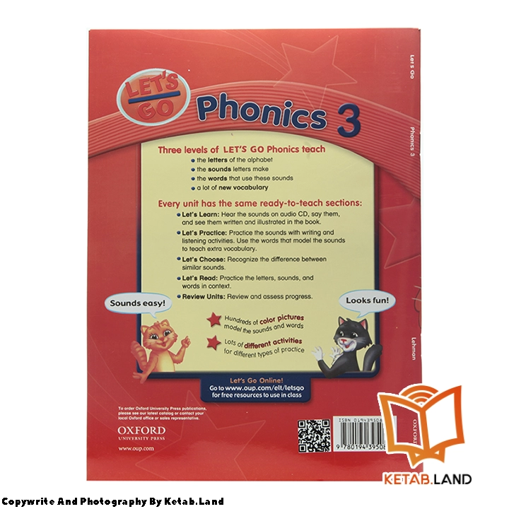 قیمت و خرید کتاب Let’s Go Phonics 3 از کتاب لند - تصویر سوم - تصویر جلد پشت کتاب