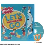 قیمت و خرید کتاب Let's Go Starter از کتاب لند - تصویر اصلی - تصویر اول - تصویر جلد روی کتاب به همراه کتاب کار، DVD