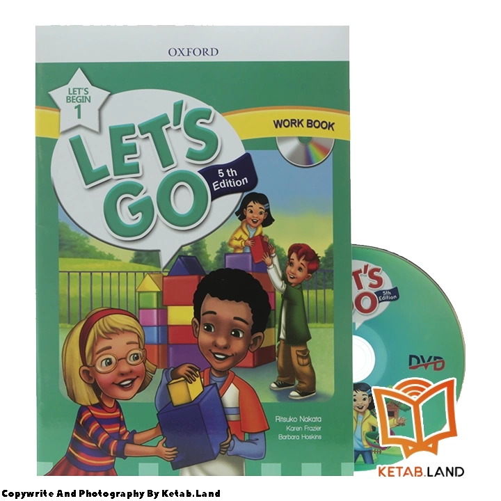 قیمت و خرید کتاب Let’s go begin 1 5th از کتاب لند - تصویر چهارم - تصویر متعلقات همراه کتاب - کتاب کار و DVD