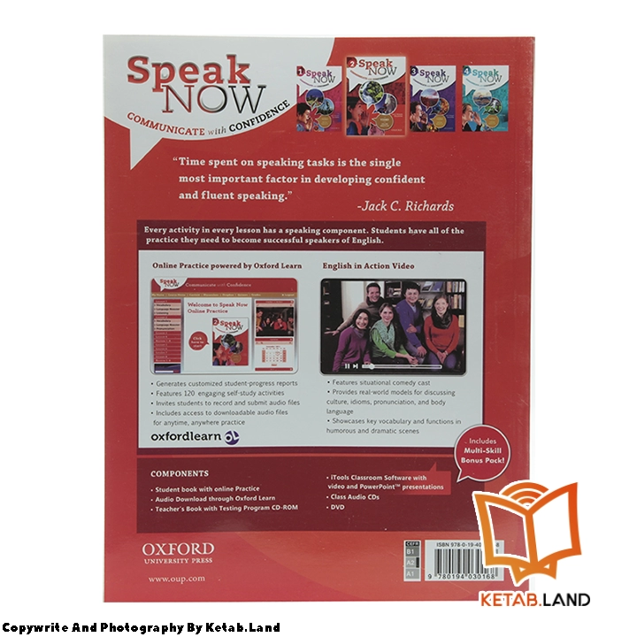 قیمت و خرید کتاب Speak Now 2 از کتاب لند - تصویر سوم - تصویر جلد پشت کتاب